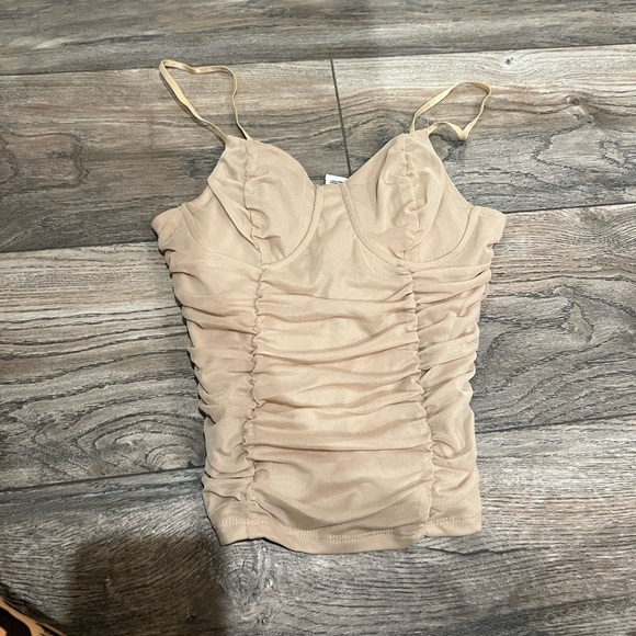 Beige Corset Bustier - Picture 2 of 4